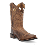 Laredo Mens Kane Square Toe Leather Boots -Tan       7812