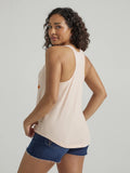 Wrangler Womens LOGO Racerback Tank In Peachy      112347632