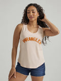 Wrangler Womens LOGO Racerback Tank In Peachy      112347632