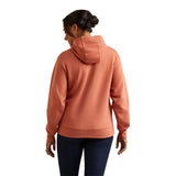 Ariat Womens REAL Branded Logo Hoodie - Aragon    10041645
