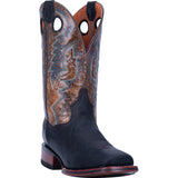 Dan Post Mens Duce Black Leather Western Boots   DP4558