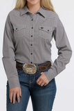 Cinch Womens Snap Front Western Shirt - MULTI   MSW9201026