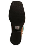 Twisted X Mens 12″ Hooey Boot Gingerbread & Turquoise     MHY0032