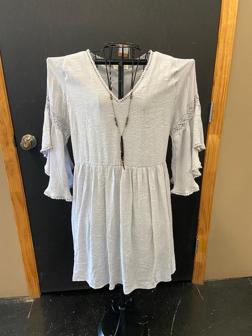 Umgee Womens Light Gray Bell Sleeve Dress K3102 Boondocks Western Store llc Umgee Womens Light Gray Bell Sleeve Dress K3102 Boondocks Western Store llc