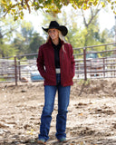 CINCH Ladies Burgundy Bonded Jacket