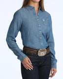 CINCH LADIES CHAMBRAY SHIRT  MSW9164279