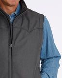 CINCH Men's Charcoal CC Vest  MWV1592006