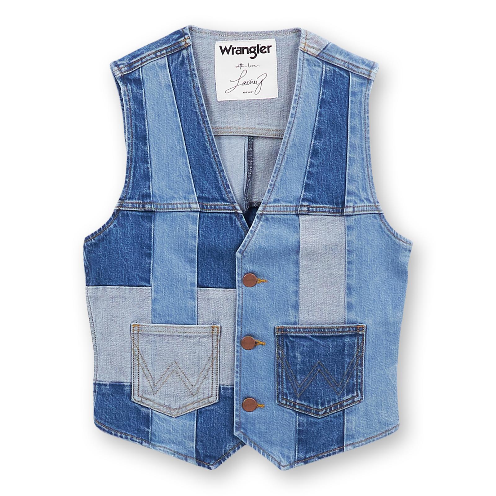 Wrangler Womens Lainey Wilson Patchwork Vest 112360674