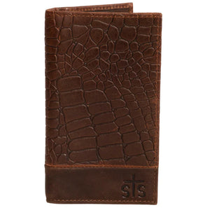 STS Ranchwear Mens Croc Long Bifold         STS63483