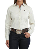 Cinch Women's Cream Striped Button-Down Shirt             MSW916509
