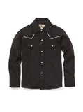 Ely & Walker  Boys Long Sleeve Solid Western Shirt with Piping   15102980-01 WH / 15102980-89 BLK