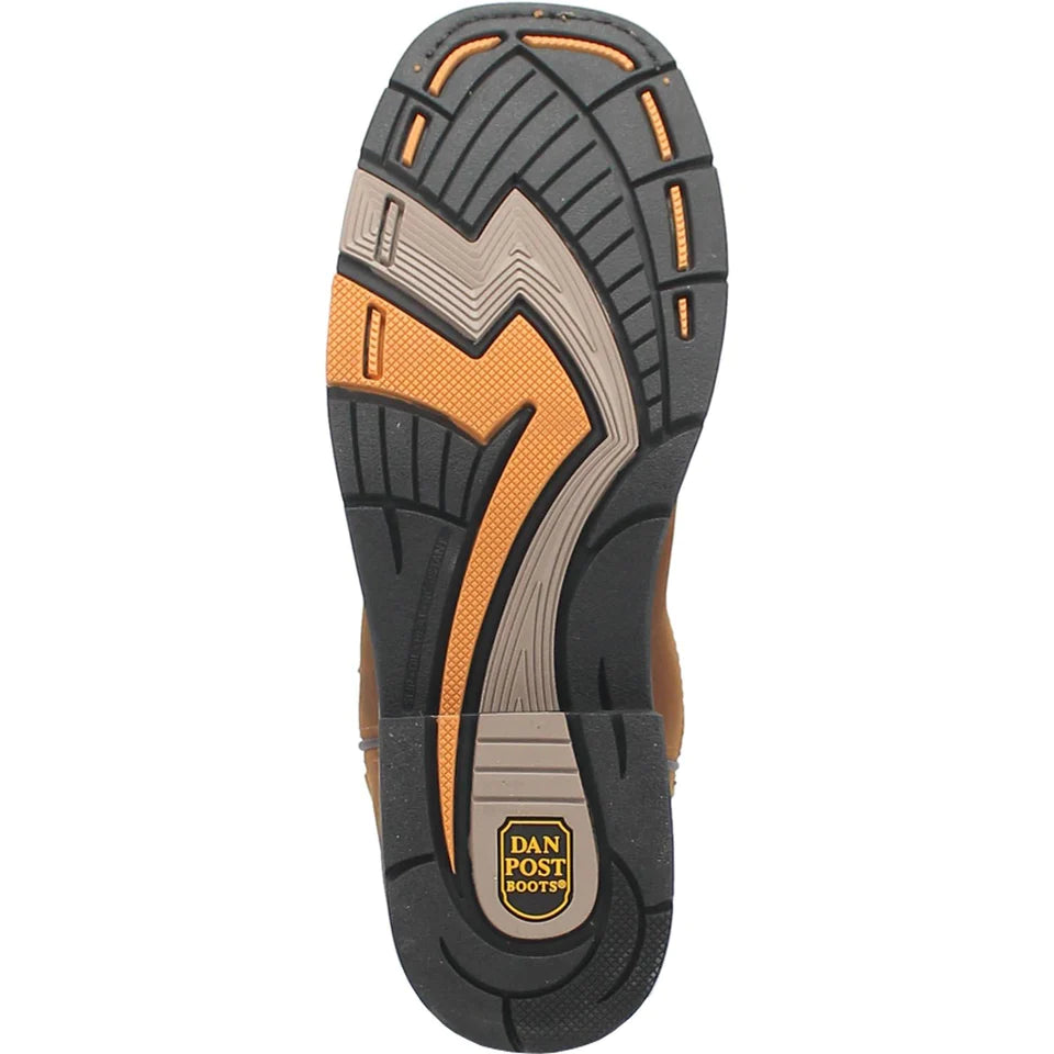 Men s Dan Post Bram Waterproof Work Boots Brown DP56455 Boondocks Western Store llc