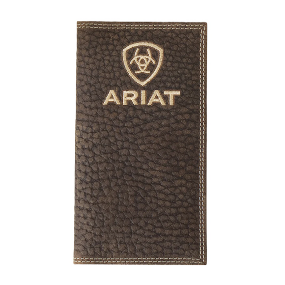 Ariat Bullhide Embroidered Rodeo Wallet - Brown      A3555902