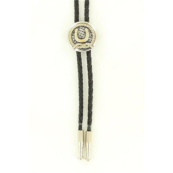 Double S Youth Round Horseshoe Bolo By M&F    22896