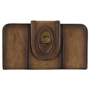 Justin Wallet Burnished Brown            2157775W