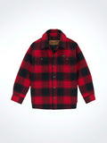Wrangler Boys Quilted Lined Flannel Shirt Jacket - Buffalo Plaid         112368356