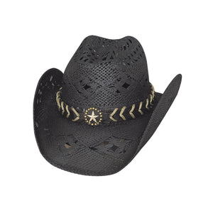 Bullhide Hats Women's Naughty Girl Toyo Straw Hat - Black       2649