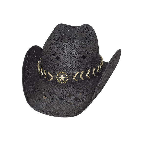 Bullhide Hats Women's Naughty Girl Toyo Straw Hat - Black       2649