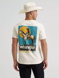 Wrangler Silent Rider Back Graphic T-Shirt - Antique White    112372856