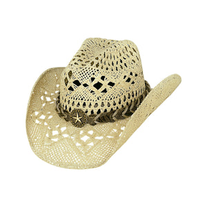Bullhide Hats Women's Naughty Girl Toyo Straw Hat - Natural       2649