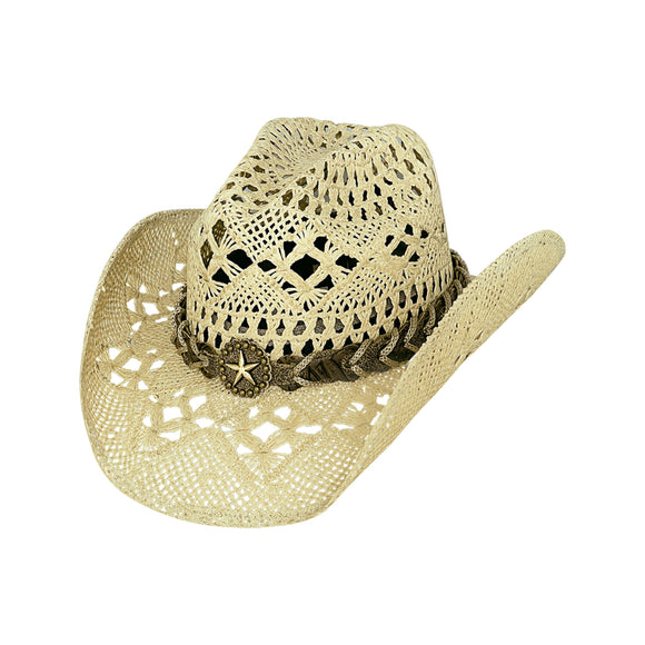 Bullhide Hats Women's Naughty Girl Toyo Straw Hat - Natural       2649