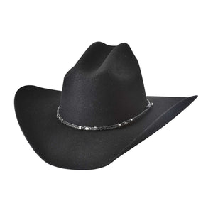 Bullhide Hats Ghlson 4X - Rodeo Round Up Felt Collection - Black     0805