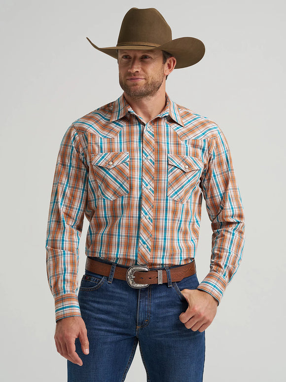 Wrangler Men's 20X Competition Advanced Comfort Long Sleeve Snap Shirt 112367926