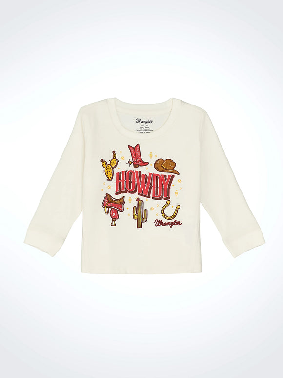 Wrangler Little Girl's Western Crewneck Sweatshirt            112367895