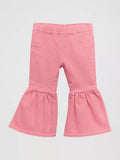 Wrangler Baby Girl's Vibrant Ruffle Leg Flare Jean - Samira     112375233