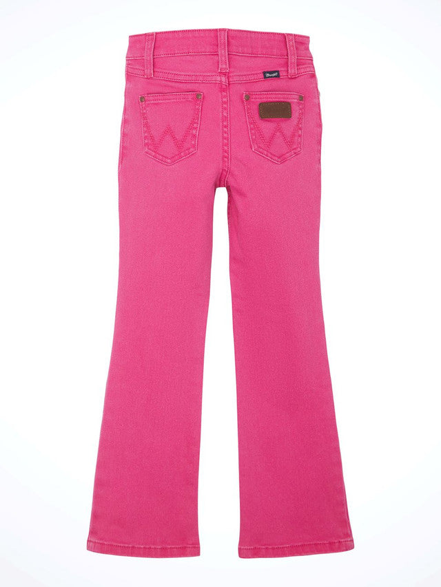 Wrangler Girls Retro Reyna Hot Pink Boot Cut Jeans 112356561