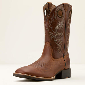 Ariat Mens Sport Rodeo Cowboy Boot - Aged Tan Elephant Print|Luna Tan      10061183