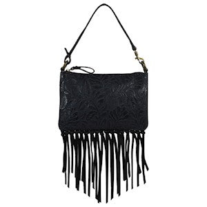 Tony Lama Womens Convertible Shoulder Bag - Black          2196687BLK