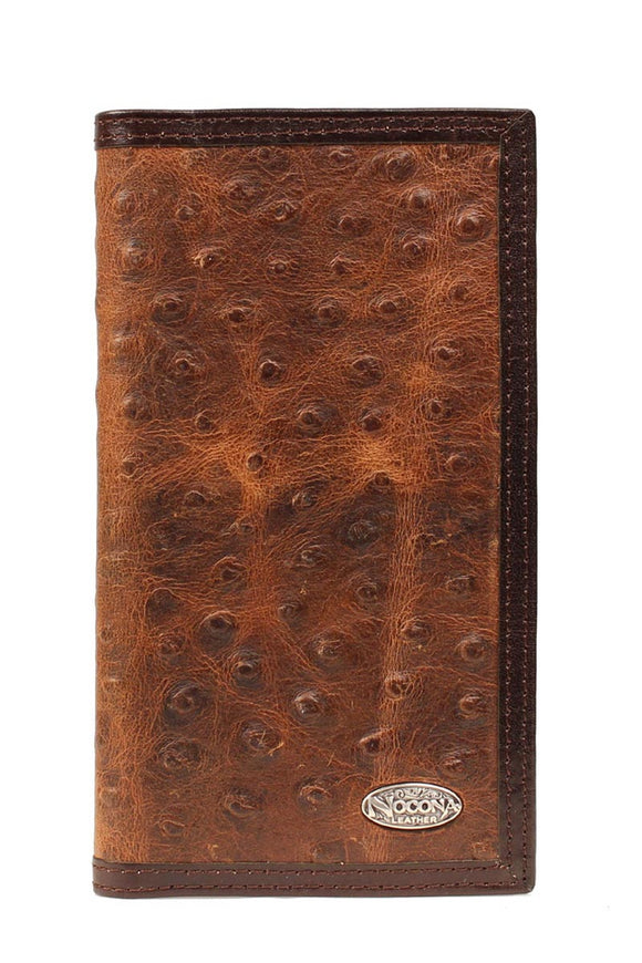 Nocona Rodeo Vintage Ostrich Print Wallet By M&F         N5487602