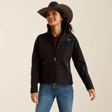 Ariat Womens New Team Softshell Jacket - Black|Serrano Southwest Print    10051977