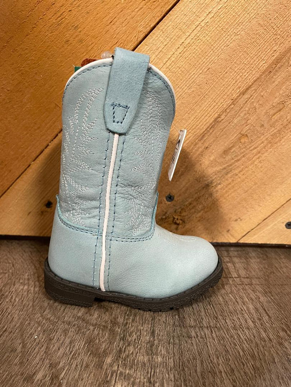 Smoky Mountain Girls Hopalong Western Boots - Light Blue      3552T