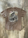 Speckle Bellies Mud-Riding Pocket Tee - Espresso
