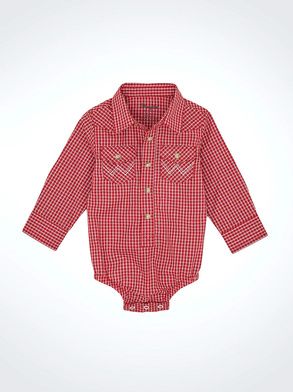 Wrangler Baby Boy's Long Sleeve Western Snap Bodysuit      112367743
