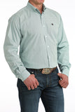 Cinch Men's Mint Printed Long Sleeve Shirt         MTW1106063