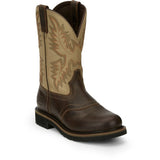 Justin Superintendent 11" Workboot - Golden Brown Water Buffalo       SE4660