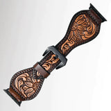 American Darling Leather Tooled Apple Watch Band   ADWAR103-45