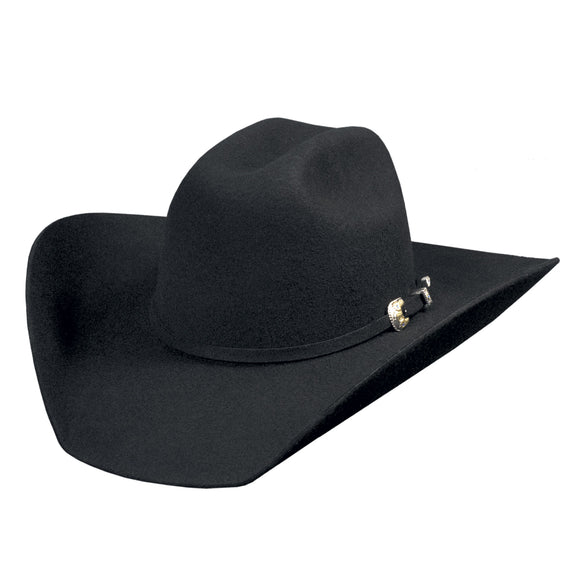 Bullhide Kingman 4X Wool Western Hat - Rodeo Round Up Collection - Black   0550BL