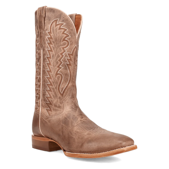 Dan Post Men's Jerry Square Toe Western Boots -  Tan            DP7042