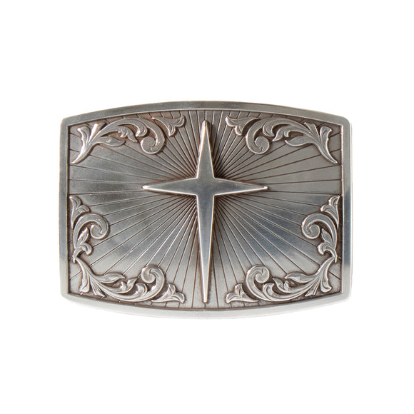 M&F Nocona Silver Cross Belt Buckle       37031