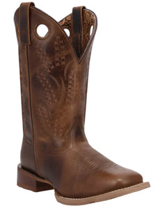 Laredo Women's Dream Weaver Square Toe Leather Boots - Brown    2012