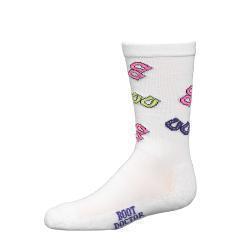 M&F Boot Doctor Youth Crew Socks Horseshoe White    0421205