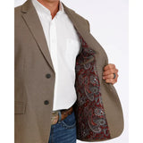 Cinch Men’s Tweed Sports Coat – Brown     MWJ1966001