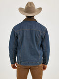 Wrangler Men's Blanklet Lined Denim Jacket  - Concealed Carry - Rustic        74265CD