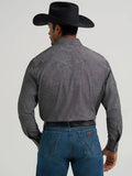 Wrangler Men's Cody Johnson Two Pocket Western Snap Shirt - Black  112368068