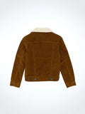 Wrangler Boy's Cowboy Cut Sherpa Lined Corduroy Jacket - Monks Robe    11268289