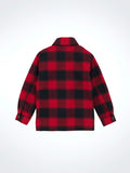 Wrangler Boys Quilted Lined Flannel Shirt Jacket - Buffalo Plaid         112368356